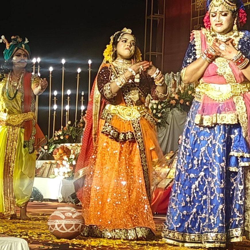 जीण माता के मंगल पाठ में आए कोलकाता के कलाकारों एवं काशी की बेटी को विदाई