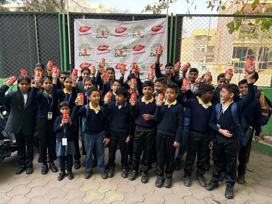 सर्दियों में बच्चों की सेहत पर फोकस: इंदौर में डाबर च्यवनप्राश का जागरूकता अभियान