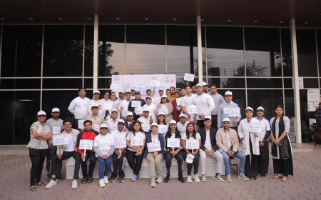 वर्ल्ड कैंसर डे पर एचसीजी कैंसर सेंटर द्वारा वॉकथॉन