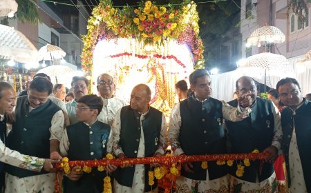 जय कारों साथ निकली भाव्य श्री खाटू श्याम बाबा जी फाग यात्रा