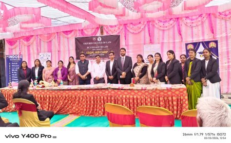 इंदौर इंटरनेशनल कॉलेज एवं ऑक्सफोर्ड इंटरनेशनल कॉलेज, इंदौर द्वारा ग्राम दर्जी कराड़िया विधिक जागरूकता शिविर का  आयोजन
