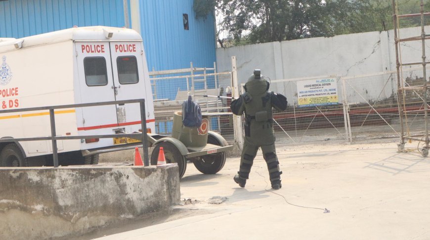 आपातकालीन परिस्थिति/ लावारिस(विस्फोटक सामग्री) वस्तु मिलने पर, कैसे हो सुरक्षा के मापदंड, इसको लेकर कराया जीवंत अभ्यास