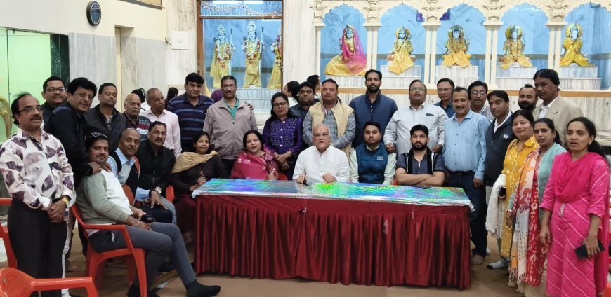 अग्रवाल समाज में मोटापे एवं मधुमेह के मरीजों के लिए पहली बार आयोजित होने वाले स्वास्थ्य