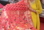 इंदौर के “फाइबर टू सिल्क फैब” में आई पीढ़ियों तक चलने वाली परंपरागत शाही साड़ी