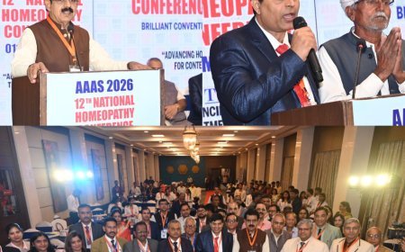 इंदौर में आयोजित ‘AAAS 12वीं राष्ट्रीय होम्योपैथी कॉन्फ़्रेंस–2026’ ने चिकित्सा जगत में नई दिशा