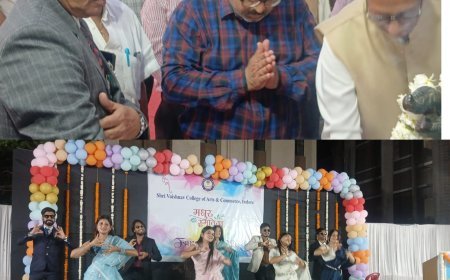 श्री वैष्णव कॉलेज ऑफ आर्ट्स एंड कॉमर्स में फेयरवेल कार्यक्रम “मधुर स्मृति–2026”  सम्पन्न हुआ