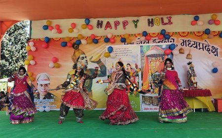 केंद्रीय जेल इंदौर में होली उत्सव धूमधाम से मनाया गया