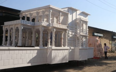 महाकाल मंदिर की प्रतिकृति मे विराजेंगे महाकाल. ...