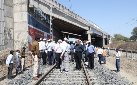 रतलाम–धौसवास नवीन दोहरीकृत रेलखंड का सीआरएस निरीक्षण सफलतापूर्वक सम्पन्न