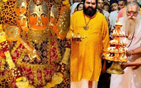 हंसदास मठ पर हनुमान प्राकट्य दिवस पर सैकड़ों भक्तों को दिए अभिमंत्रित कवच