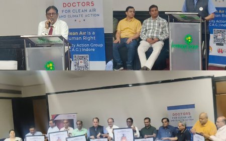 इंदौर में वायु गुणवत्ता एवं जलवायु परिवर्तन पर स्वास्थ्य विशेषज्ञों का चिंतन सम्मेलन आयोजित