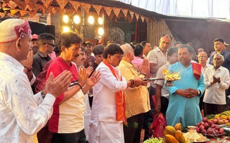 ॐ सुरभ्यै च महालक्ष्म्यै च गोमातै नमो नमः -मंत्री कैलाश विजयवर्गीय