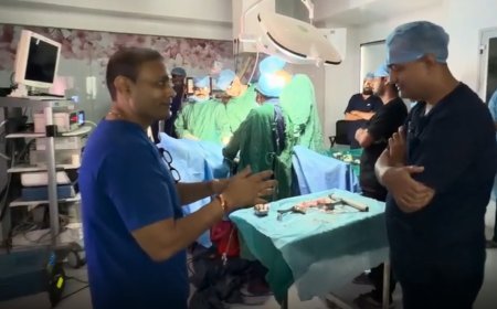 डॉ दीपक लिंबाचिया ने सर्जनों को एडवान्स लैप्रोस्कोपी ट्रेनिंग दी*