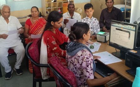 इंदौर डाक परिक्षेत्र के 17 जिलो मे विशेष आधार केंप का आयोजन किया