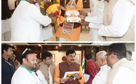 भोपाल में मुख्यमंत्री डॉ. मोहन यादव को दिया गया इंदौर के भव्य प्रतिमा प्रतिष्ठा महोत्सव का निमंत्रण*