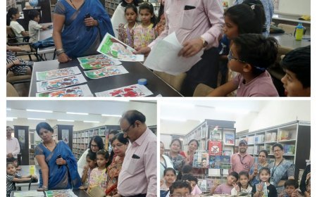 एक कदम पुस्तकालय की ओर” कार्यक्रम का शुभारंभ