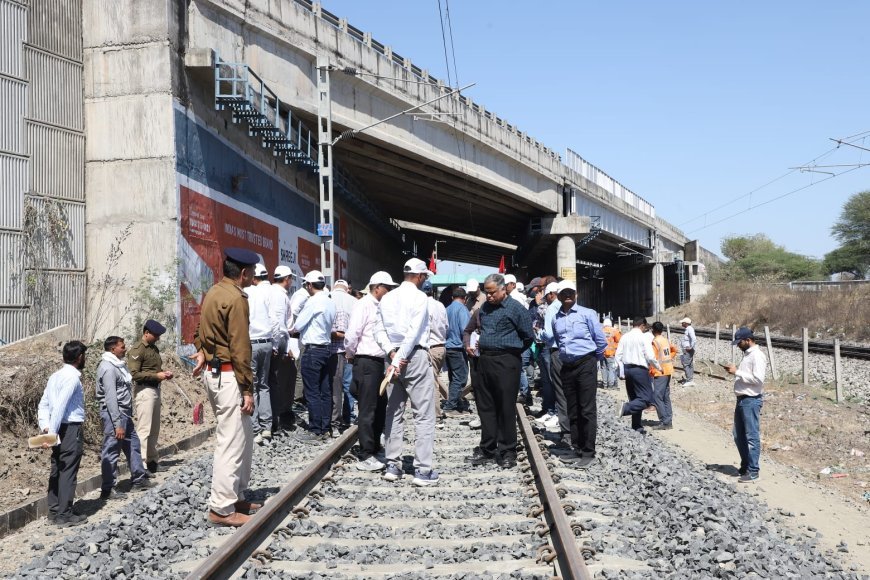 रतलाम–धौसवास नवीन दोहरीकृत रेलखंड का सीआरएस निरीक्षण सफलतापूर्वक सम्पन्न