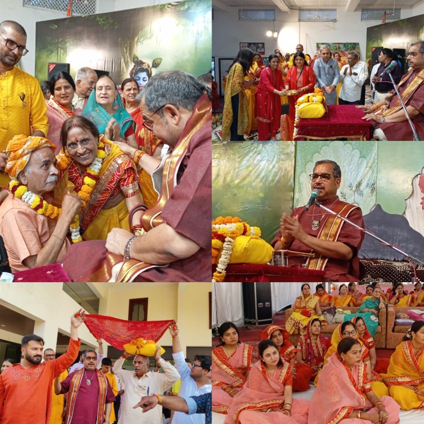 भागवत कथा  एकमात्र मोक्ष का मार्ग है - डा मनोज मोहन शास्त्री