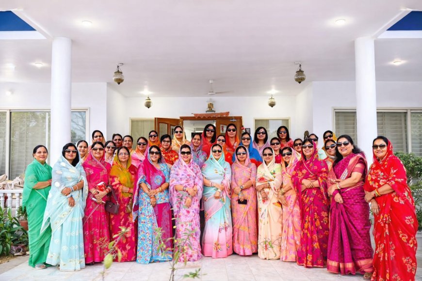 राजपूत लेडीज क्लब के केसरिया समूह की स्थापना के 10 वर्ष पूरे होने पर हुई एजीएम