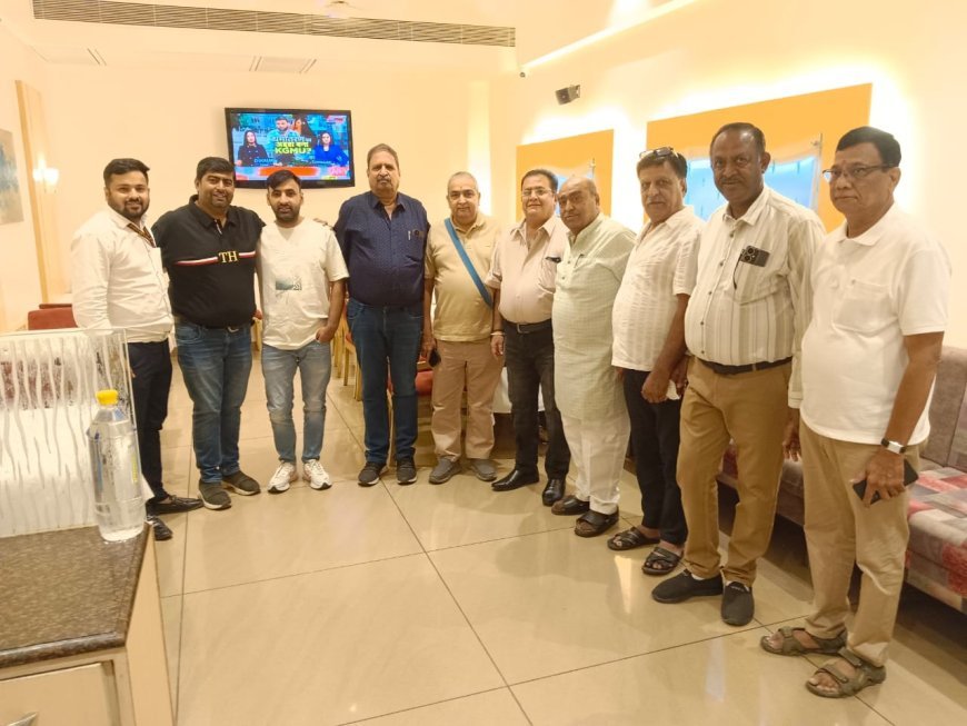 इंदौर होलसेल फायरवर्क्स एसोसिएशन ने ऑल इंडिया फायरवर्क्स एसोसिएशन के अध्यक्ष माणिक राव का किया भव्य स्वागत