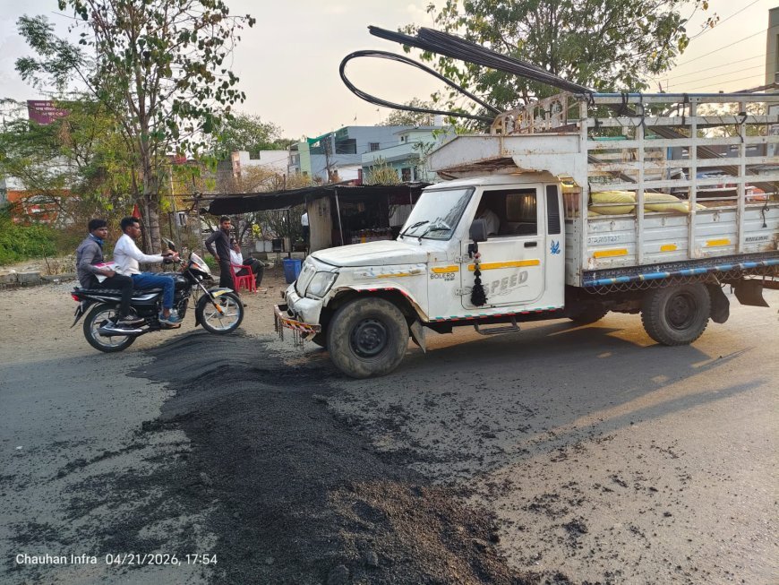 नगर परिषद सरदारपुर ने गति अवरोधक तो बना दिया किंतु? संकेतक नहीं होने से वाहन चालकों को हो रही परेशानी। धर्मेंद्र श्रीवास्तव,