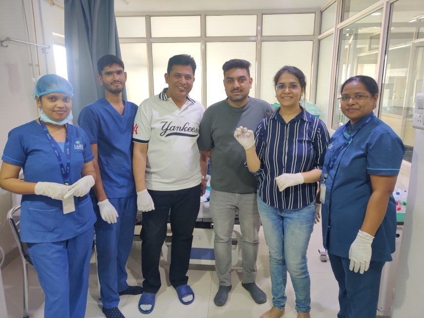 इंदौर में 6 माह के मासूम की बचाई जान, गले में फंसा 1.5 इंच का स्टील ढक्कन (डोर नॉब) सफलतापूर्वक निकाला*