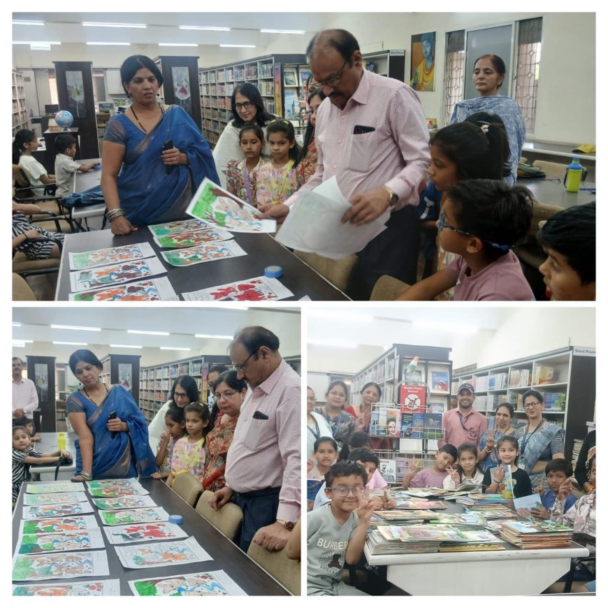 एक कदम पुस्तकालय की ओर” कार्यक्रम का शुभारंभ