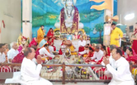 आचार्य सुधांशु महाराज के जन्मोत्सव पर अन्नपूर्णा मंदिर स्थित शिव धाम में रुद्राभिषेक सम्पन्न हुआ। 