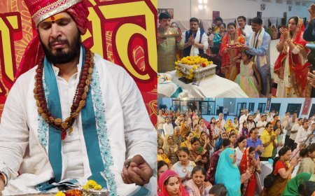 भारत का सनातन धर्म नर्मदा जैसी माँ के कारण ही अक्षुण्य बना हुआ है और आगे भी बना रहेगा : पं. रविकांत शास्त्री