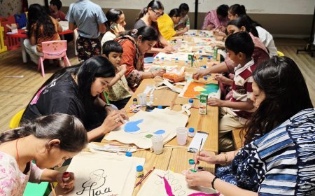 आर्ट वर्कशॉप :मदर्स डे विशेष: प्लास्टिक के स्थान पर जूट के उपयोग को बढ़ावा देकर संस्था ने सस्टेनेबल लाइफस्टाइल का संदेश दिया