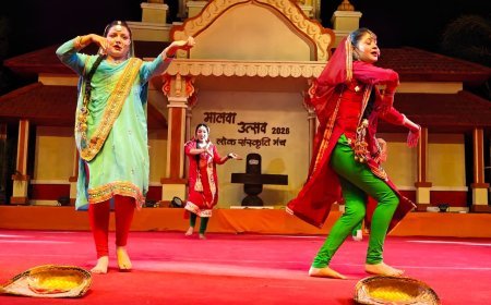डोंगरी ,लुड्डी,तमेटागुल्लु, बरेदी ,गणगौर ,गुडूम बाजा ने जमाया रंग