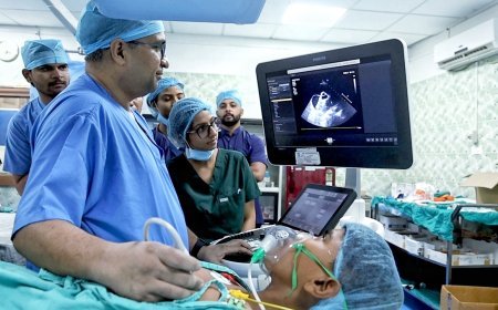 20 मिनट में दिल के 27 एमएम छेद का सफल इलाज