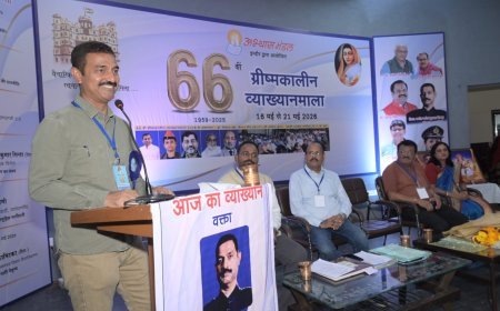 सफलता की हर व्यक्ति की परिभाषा को राष्ट्र और विश्व के कल्याण से जोड़ना होगा - लेफ्टिनेंट कर्नल सिन्हा