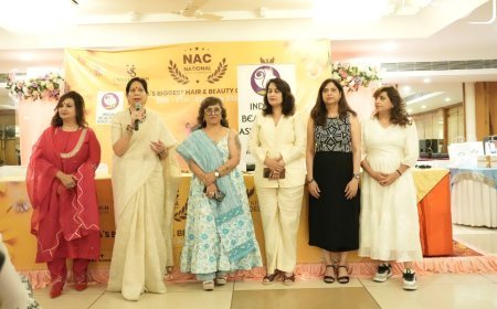 इंदौर में नेशनल आर्टिस्ट चैंपियनशिप 2026 की ट्रॉफी का अनावरण; ब्यूटी इंडस्ट्री को नई दिशा देने को तैयार”*