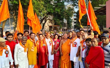 यज्ञनारायण के जयघोष से गूंज उठा कैट रोड स्थित हरिधाम, निकली भव्य कलश यात्रा, हनुमत महायज्ञ का शुभारंभ, आज से राम कथा 