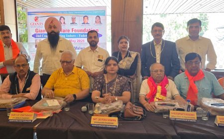 जायन्ट्स वेलफेयर फाउन्डेशन की द्वितीय कौंसिल मीटिंग इन्दौर में भव्यता के साथ सम्पन्न