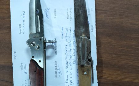 ऑपरेशन क्लीन के तहत रात्रि में शेडो एरिया चेकिंग के दौरान पुलिस लसुड़िया पुलिस द्वारा 2 चाकूबाजो को किया गिरफ्तार