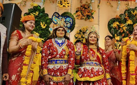 भारतीय संस्कृति में विवाह ही वह व्यवस्था है जो समाज को मर्यादा और शालीनता में बांधे हुए है - महामंडलेश्वर स्वामी भास्करानंद