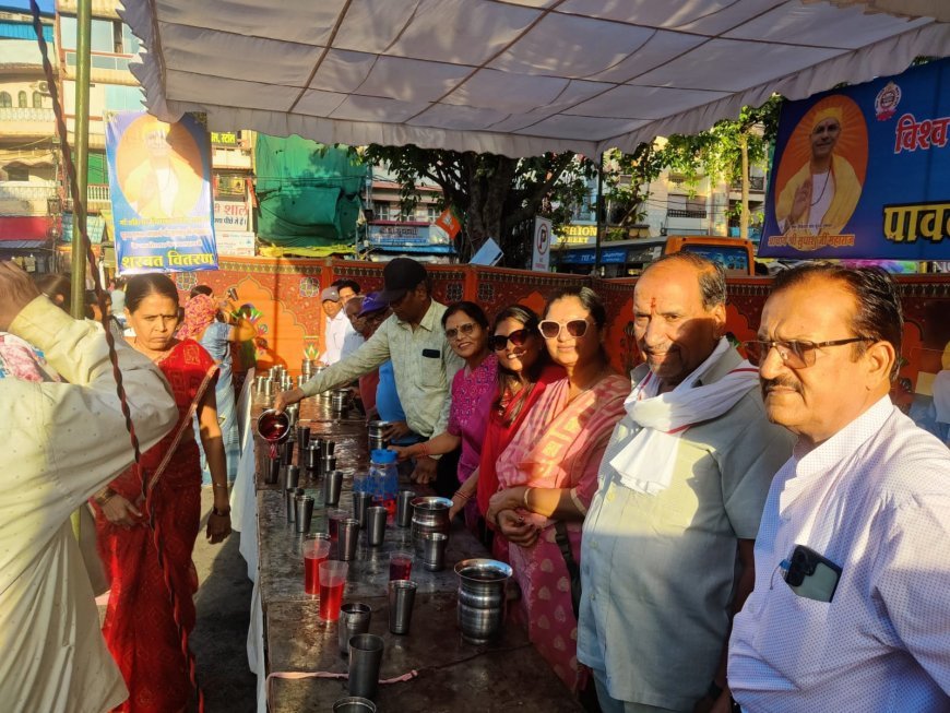 विश्व जागृति मिशन इंदौर मंडल द्वारा लोक व्याख्यात आचार्य  सुधांशु महाराज का 71 वां जन्मोत्सव  हर्षोल्लास मनाया। 