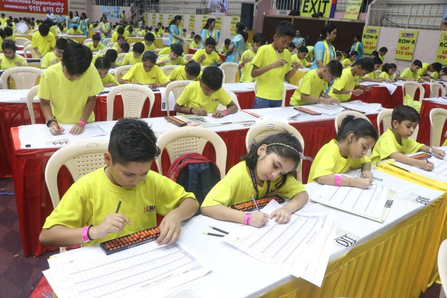 गणित के नन्हे जादूगरों ने 8 मिनट में हल किए 200 सवाल*