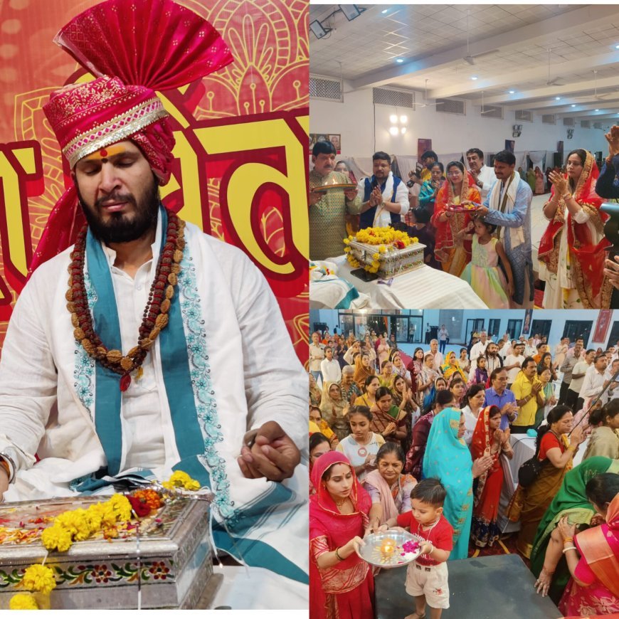 भारत का सनातन धर्म नर्मदा जैसी माँ के कारण ही अक्षुण्य बना हुआ है और आगे भी बना रहेगा : पं. रविकांत शास्त्री