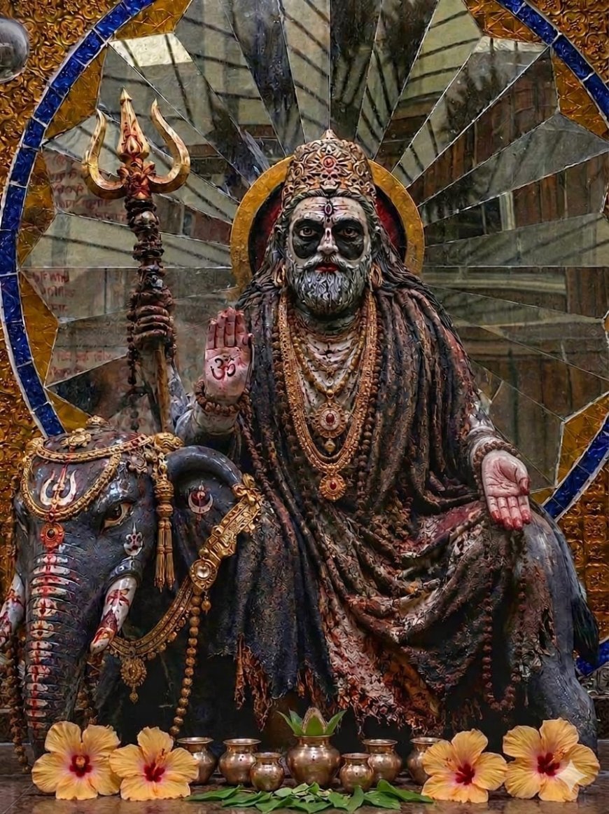 गजासीन शनि धाम में हजारों भक्त करेंगे सुंदरकांड, निकलेगी पालकी