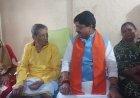 मंत्री कैलाश विजयवर्गीय पहुंचे राष्ट्रकवि सत्यनारायण सत्तन के निवास 