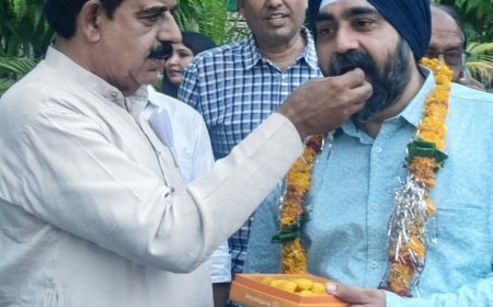 भाजपा नेता गगनदीप सिंह भाटिया का "जन्म दिवस"सांसद टीम के पदाधिकारी ने (हर्षोल्लास)के साथ मनाया