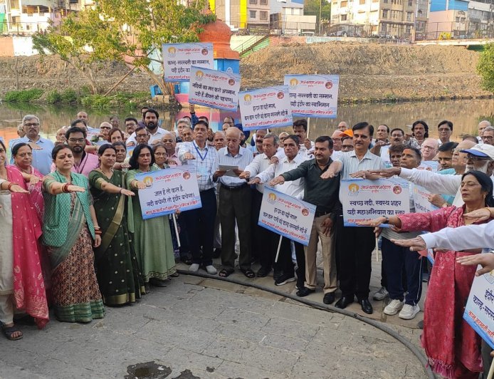 कान्ह-सरस्वती नदी पुनर्जीवन महाअभियान का शुभारंभ, जनसहभागिता से नदी बचाने का लिया संकल्प