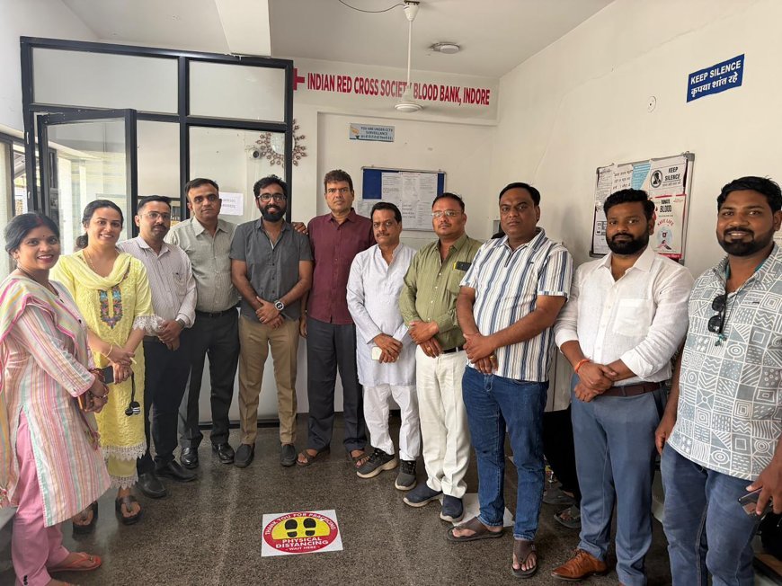 बालाजी सेवार्थ विनोद अग्रवाल फाउंडेशन के सहयोग से   शहर में 4 प्रमुख स्थानों पर रक्तदान शिविरों के आयोजन