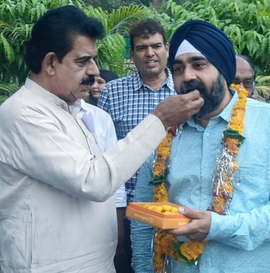 भाजपा नेता गगनदीप सिंह भाटिया का "जन्म दिवस"सांसद टीम के पदाधिकारी ने (हर्षोल्लास)के साथ मनाया