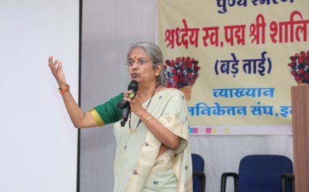 शालिनी ताई मोघे व्याख्यान श्रृंखला का समापन, अनुराधा प्रभुदेसाई ने बच्चों में जगाया राष्ट्रसेवा का भाव