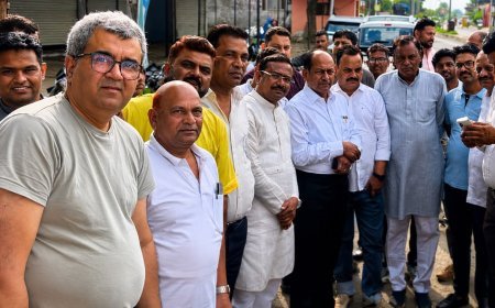 विधायक  मधु वर्मा ने नई सीवर लाइन बिछाने का दिया आश्वासन, रहवासियों में खुशी