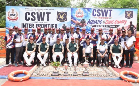 39वीं इंटर फ्रंटियर एक्काटिक प्रतियोगिता एवं 49वीं इंटर फ्रंटियर क्रॉस कंट्री प्रतियोगिता-2026 समापन समारोह